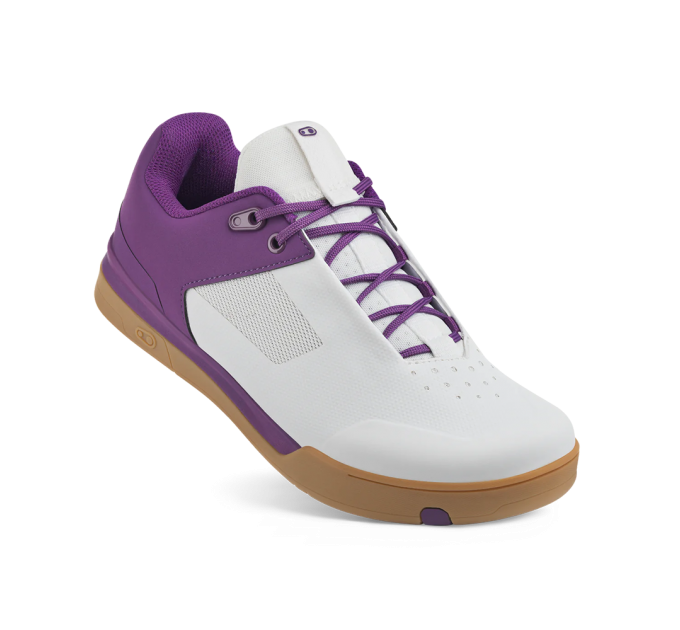 Велообувь CrankBrothers SHOES MALLET LACE WHITE / PURPLE - GUM OUTSOLE - BERNARD KERR 11.0