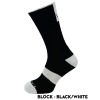 Носки Peaty's AW25 ShredSock - Block, Black/White, 10