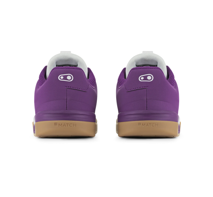 Велообувь CrankBrothers SHOES MALLET LACE WHITE / PURPLE - GUM OUTSOLE - BERNARD KERR 9.0