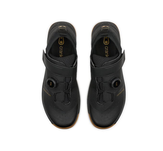 Велообувь CrankBrothers SHOES STAMP TRAIL BOA BLACK / GOLD - GUM OUTSOLE 9.5