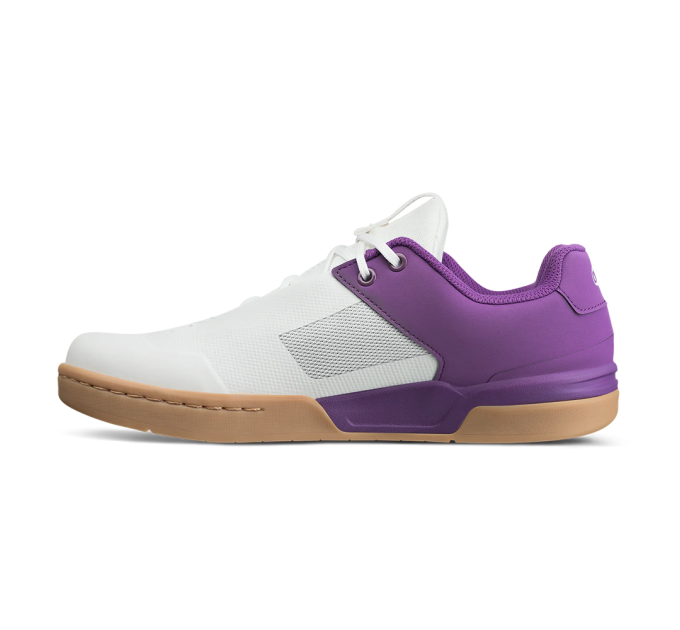 Велообувь CrankBrothers SHOES STAMP LACE WHITE / PURPLE - GUM OUTSOLE - BERNARD KERR 11.0