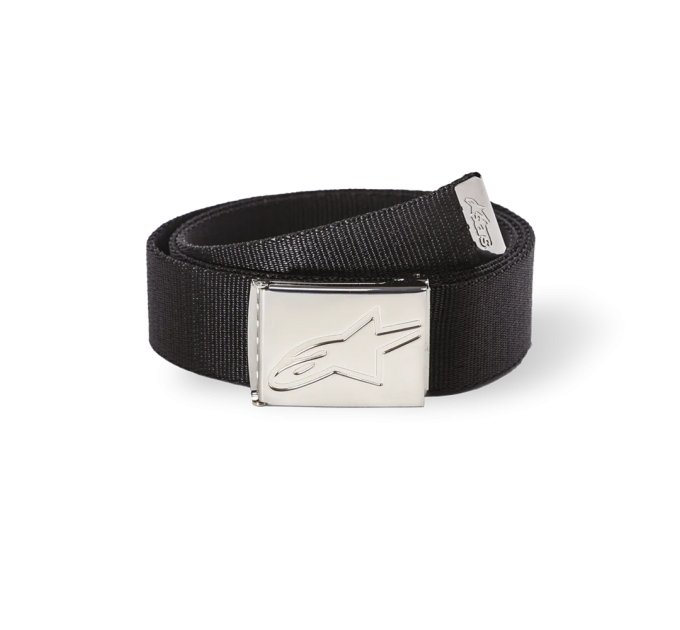 Ремень Alpinestars AGELESS WEB BELT BLACK/CHROME, OS