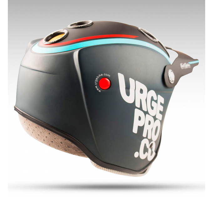 Шлем Urge Pro RealJet 10th черный S/M, 52-58см