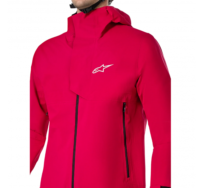 Куртка дождевик Alpinestars A-DURA ELITE RAIN JACKET RED FLUO, XL