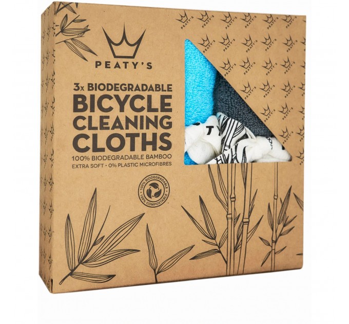 Набор полотенец микрофибра Peaty's Bamboo Cloth, 3шт