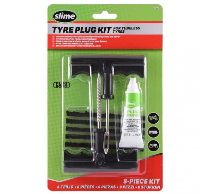 Ремкомплект для бескамерки Slime Tubeless Tire Plug Repair Puncture Kit