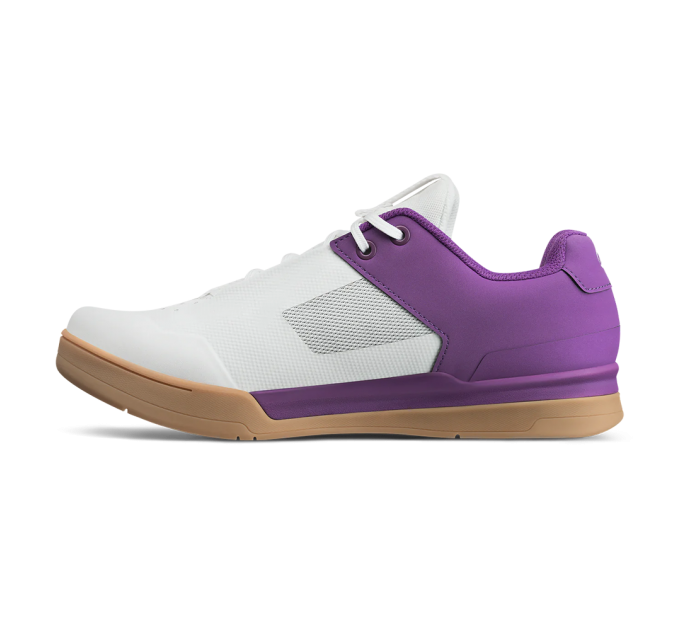 Велообувь CrankBrothers SHOES MALLET LACE WHITE / PURPLE - GUM OUTSOLE - BERNARD KERR 11.0