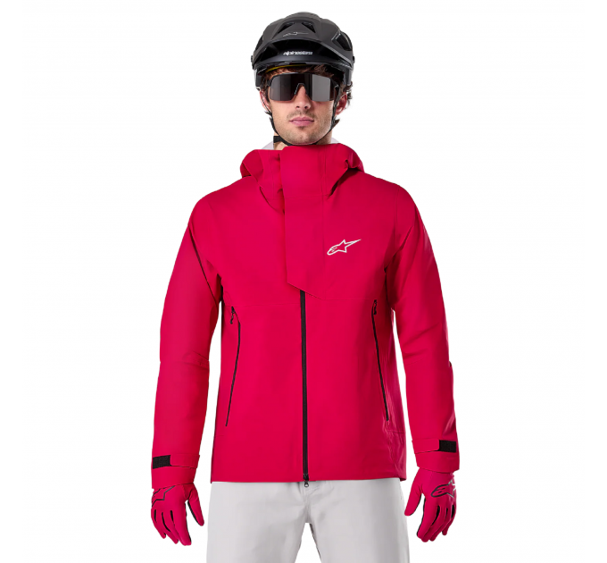 Куртка дождевик Alpinestars A-DURA ELITE RAIN JACKET RED FLUO, L