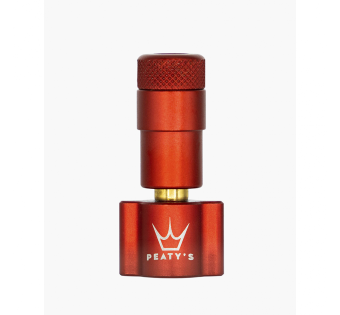 Адаптер картриджа-баллона Peaty's Holeshot CO2 Tyre Inflator Head, Red
