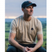 Футболка Peaty's T-Shirt, Embroidered Crown / Desert Dust, XL