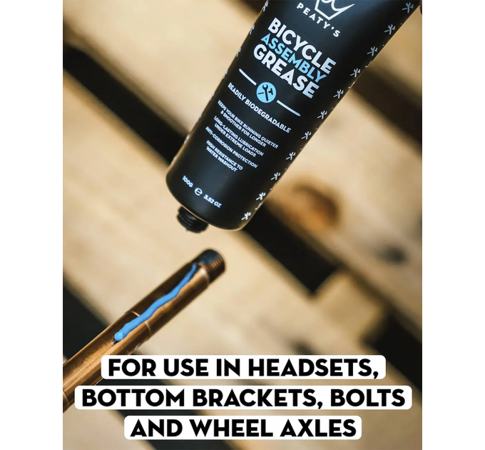 Смазка для рулевых / кареток / болтов / осей Peaty's Bicycle Assembly Grease, 100g