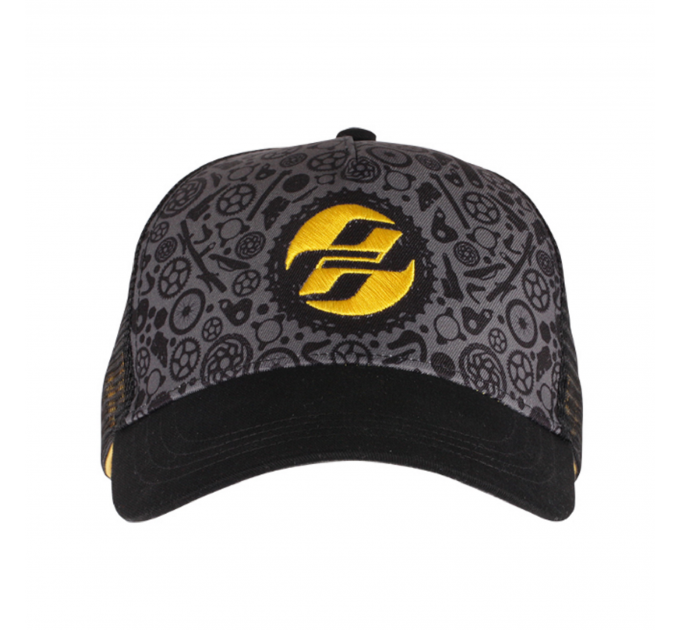Кепка Ghost Trucker blk/ti-gry/ylw