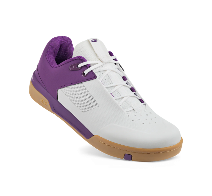 Велообувь CrankBrothers SHOES STAMP LACE WHITE / PURPLE - GUM OUTSOLE - BERNARD KERR 10.0
