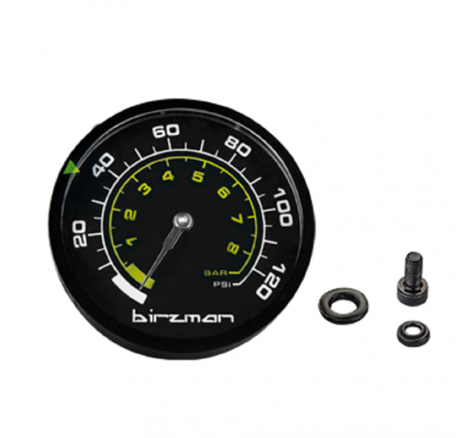 Манометр Birzman 120PSI Maha Push & Twist MTBII