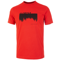 Футболка Ghost MTN Casual Line Woods, XL, красно-черная