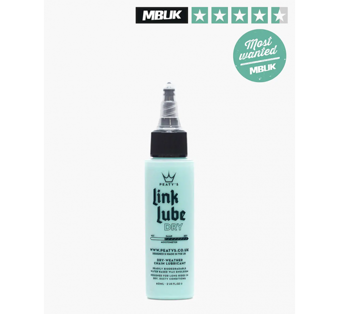 Смазка для цепи Peaty's LinkLube Dry, 60ml