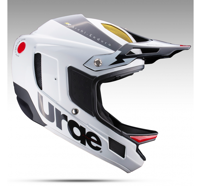 Шлем Urge Archi-Enduro бело-черный XS (53-54см)