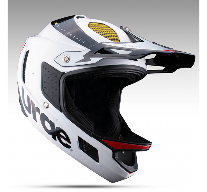 Шлем Urge Archi-Enduro бело-черный XS (53-54см)