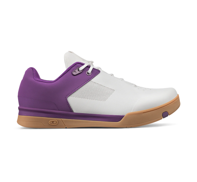 Велообувь CrankBrothers SHOES MALLET LACE WHITE / PURPLE - GUM OUTSOLE - BERNARD KERR 11.0