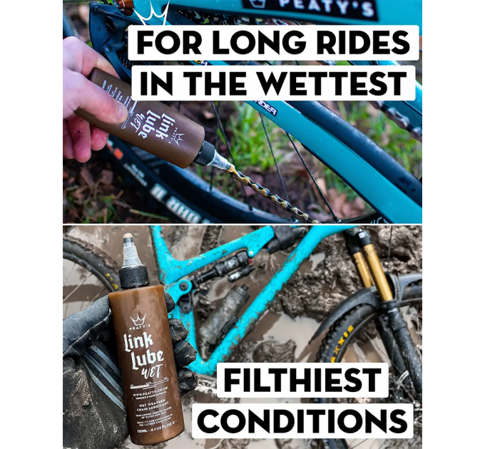 Смазка для цепи Peaty's LinkLube Wet, 15ml