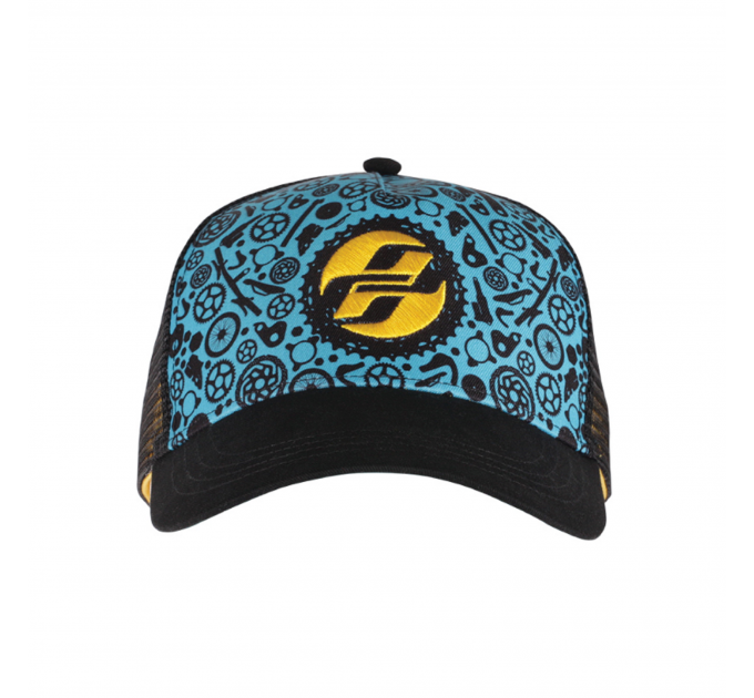 Кепка Ghost Trucker blk/ar-blu/am-ylw