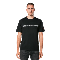 Футболка Alpinestars LINEAR WORDMARK 2.0 CSF TEE BLACK/GREY/RED, M