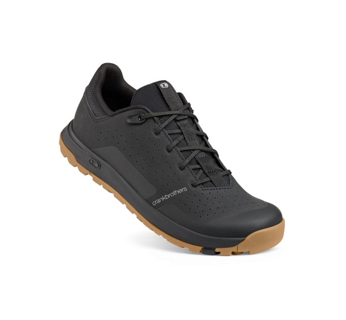 Велообувь CrankBrothers SHOES STAMP TRAIL LACE BLACK / BLACK - GUM OUTSOLE 10.5