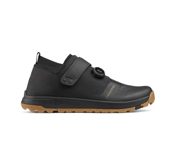 Велообувь CrankBrothers SHOES STAMP TRAIL BOA BLACK / GOLD - GUM OUTSOLE 11.0