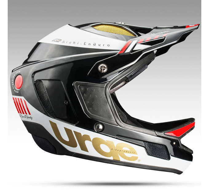 Шлем Urge Archi-Enduro черно-белый XS (53-54см)