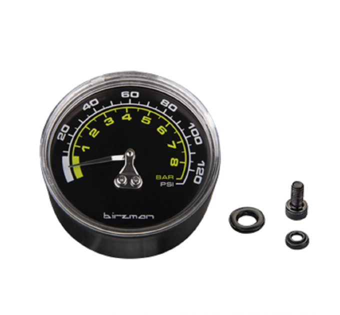 Манометр Birzman 120PSI Maha Push & Twist MTB