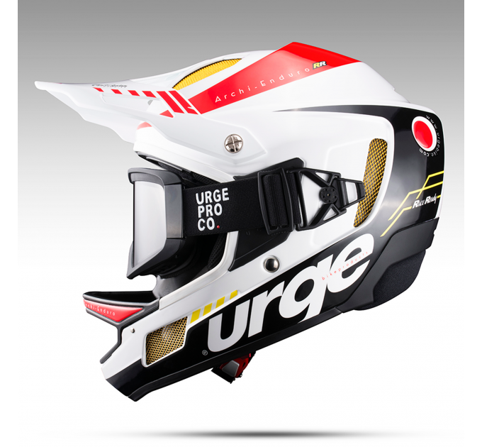 Шлем Urge Archi-Enduro RR +  бело-черный XS (53-54см)