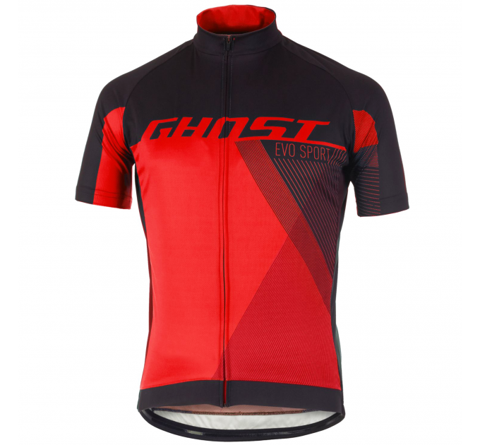 Джерси Ghost Performance Evo, Short, XXL, черно-красное