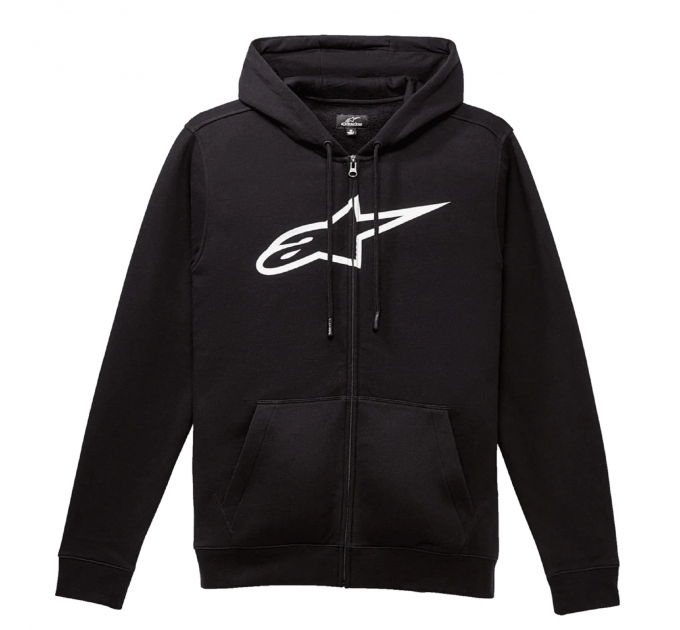 Реглан Alpinestars AGELESS ZIP HOODIE V3 BLACK/WHITE, XL