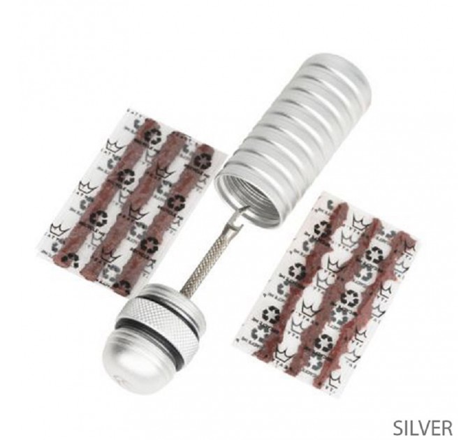 Ремкомплект для бескамерки Peaty's Holeshot Tubeless Puncture Plugger Kit, Silver