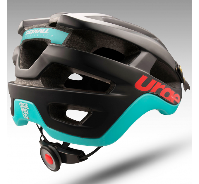 Шлем Urge SeriAll черно-бирюзовый S/M, 55-58см