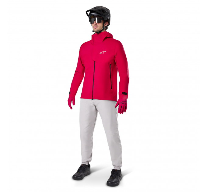 Куртка дождевик Alpinestars A-DURA ELITE RAIN JACKET RED FLUO, XL