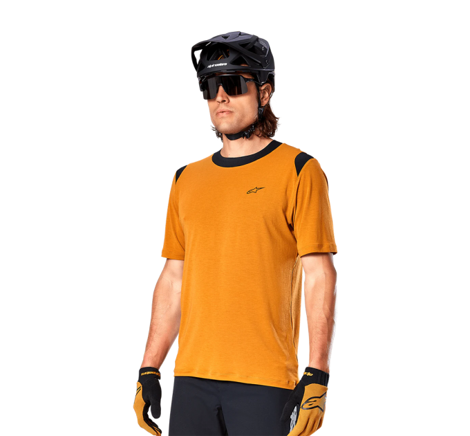 Джерси Alpinestars A-DURA DRI WOOL SS JERSEY DARK GOLD, L