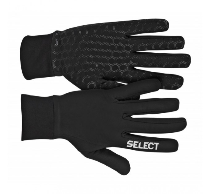 Рукавички ігрові SELECT Players gloves (009) чорний, 9 (M)