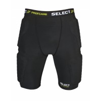 Компресійні шорти SELECT Compression shorts with pads 6421 (010) чорний, L